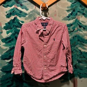 Ralph Lauren Red Plaid Shirt